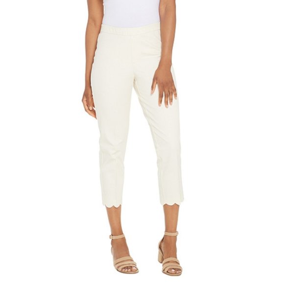 Isaac Mizrahi Pants - Isaac Mizrahi Live! Petite 24/7 Stretch Crop Pants